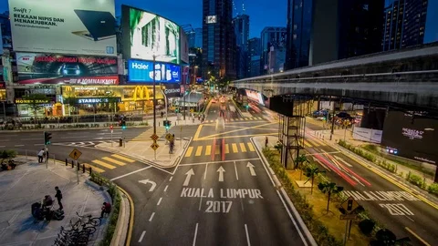TL BUKIT BINTANG Stock Footage 81086273