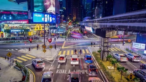 TL BUKIT BINTANG - PANNING DOWN Stock Footage 81085164