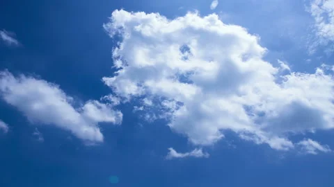 T/L Clouds drifting horizontally right to left across the frame Stock Footage 162587762