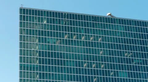 TL DN - TIMELAPSE, Day to Night, Corporate Building Stock Footage 21777208