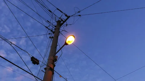 T/L Dusk to night in the suburbs Stock Footage 162593992