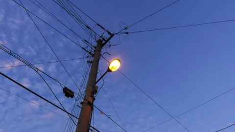 T/L Dusk to night in the suburbs Stock Footage 162593995