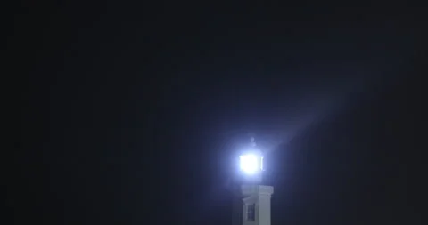 T/L Lighthouse of lightbeam Stock Footage 162584522