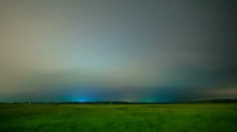 TL Night field Stock Footage 12390499