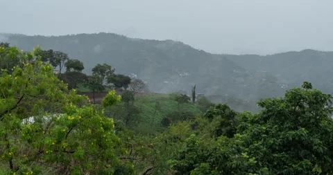 TL Rooftop RainyDay02 Stock Footage 233811815
