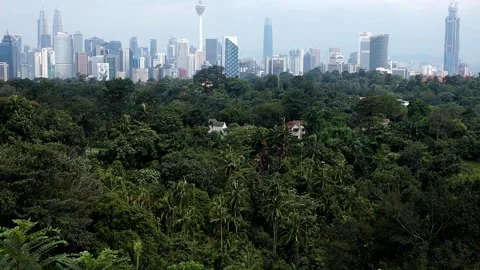 TL4  Kuala Lumpur Time Lapse Zoom Out Stock-Footage 146273665