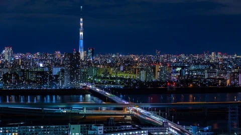 TLDF-tokyo sky tree 01.2 Stock Footage 105889464