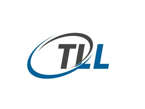 TLL letter creative modern elegant swoosh logo design Stock-Illustration