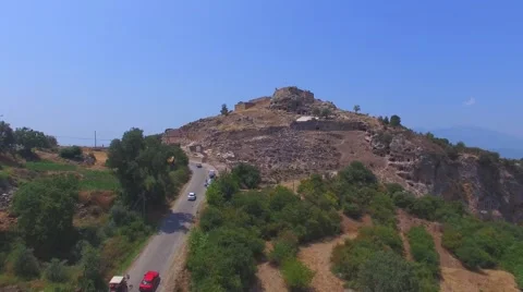 Tlos Ancient City Stock Footage 66423110