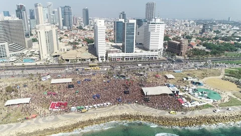 TLV Pride Parade 2018 Stock Footage 90784934