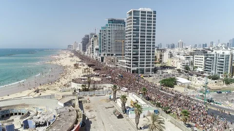 TLV Pride Parade 2018 Stock Footage 90786628