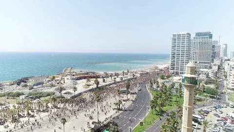 TLV Pride Parade 2018 Stock Footage 90787226