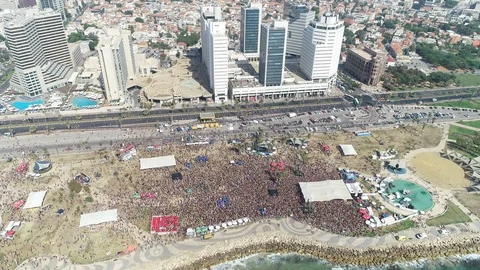 TLV Pride Parade 2018 스톡 동영상 90787493