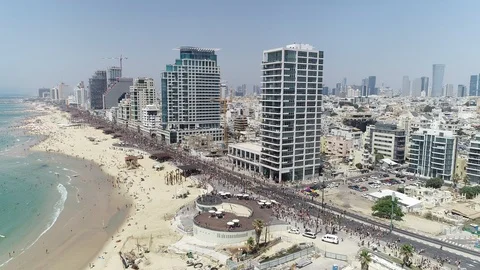TLV Pride Parade 2018 Stock Footage 90791252