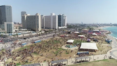 TLV Pride Parade 2018 Video stock 90791762