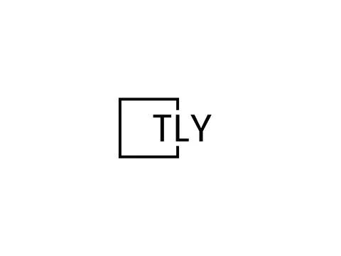TLY letter initial logo design vector illustration Stock Illustration