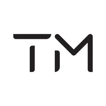 Tm initial letter vector logo icon Stock Illustration