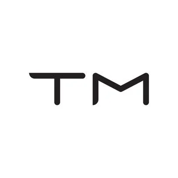 Tm initial letter vector logo icon Stock Illustration