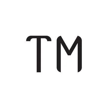 Tm initial letter vector logo icon Stock Illustration