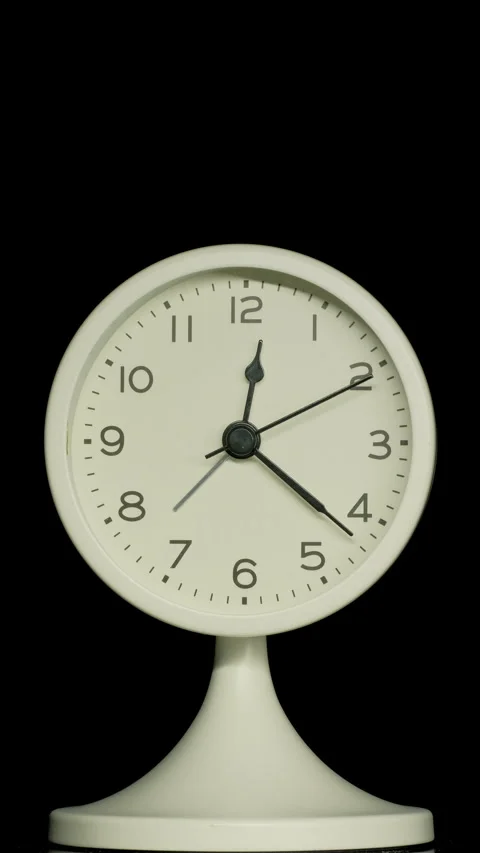 Tme lapse video of a clock time passing over a day to night. Stock Footage 339080465