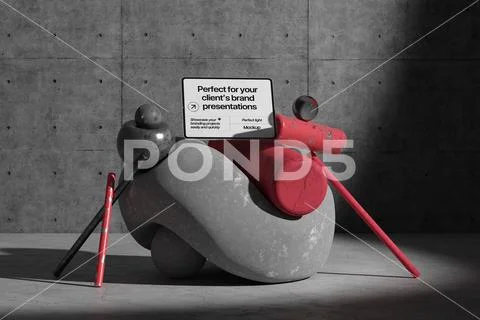 TMinimal Poster Mockup Scene PSD Template