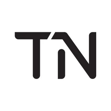 Tn initial letter vector logo icon Stock Illustration