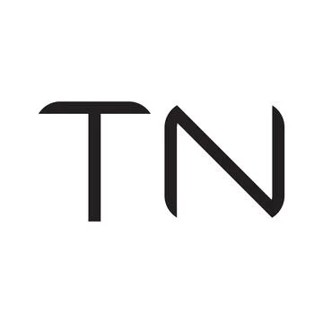 Tn initial letter vector logo icon Stock Illustration
