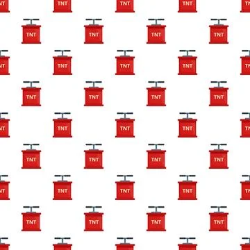 Tnt detonators pattern generating danger and explosion concept Stock Illustration