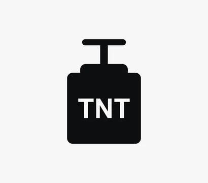 TNT icon illustrated in vector on white background 스톡 일러스트