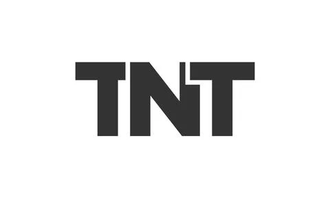 TNT logo design template with strong and modern bold text. Initial based ve.. Stock Illustration