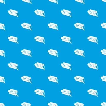 Tnt pattern seamless blue イラスト素材