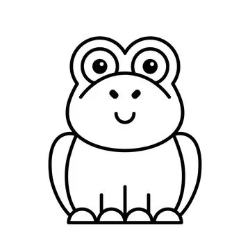 Toad icon Illustrazione stock