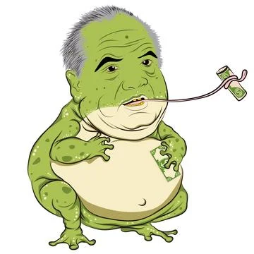 The toad meme Stock Illustration