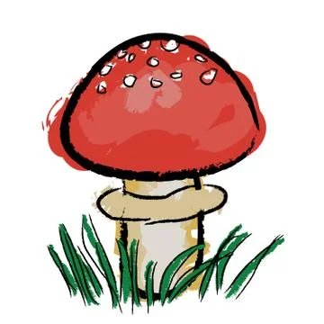 Toadstool Illustrazione stock