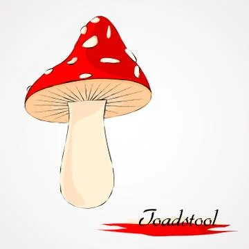 Toadstool Stock Illustration