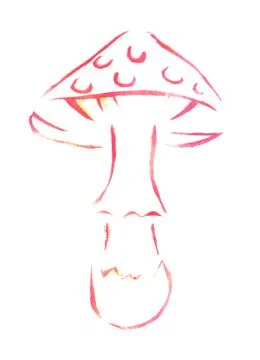 Toadstool Stock Illustration