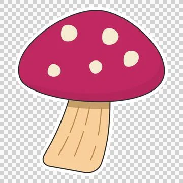 Toadstool mushroom Stock-Illustration