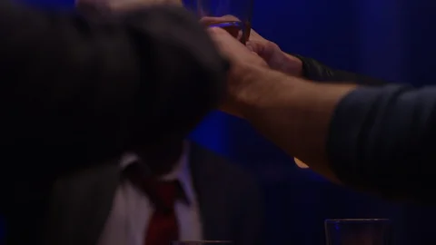 Toast in Bar  Vídeo Stock 127802093