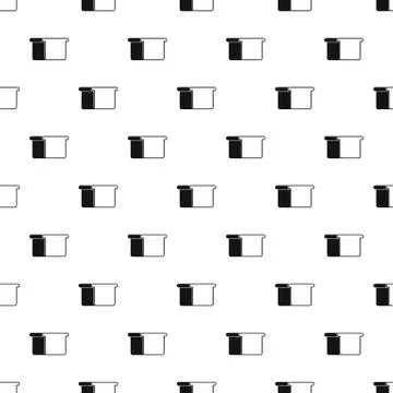 Toast bread pattern, simple style Stock Illustration
