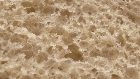Toast bread surface, bread background texture Stock-Footage 127185018