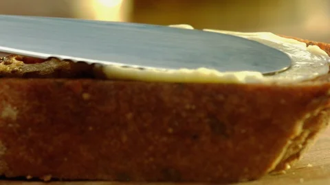 Toast Buttered Stock Footage 121183776