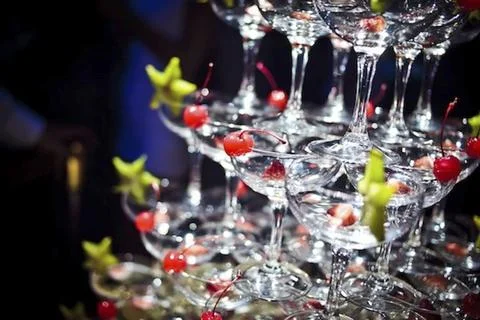 A Toast to Elegance Foto stock