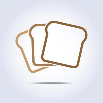 Toast icon Stock Illustration