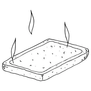 Toast icon. Stock Illustration