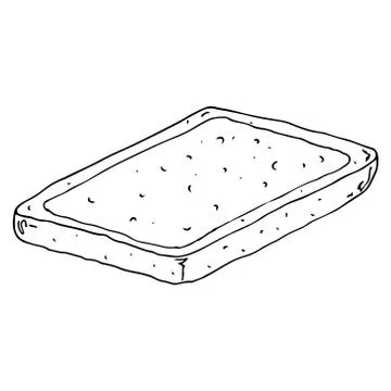 Toast icon. Stock Illustration