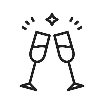 Toast icon vector image. Illustrazione stock