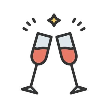 Toast icon vector image. Stock Illustration