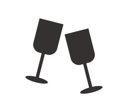 Toast icon on white background Stock Illustration