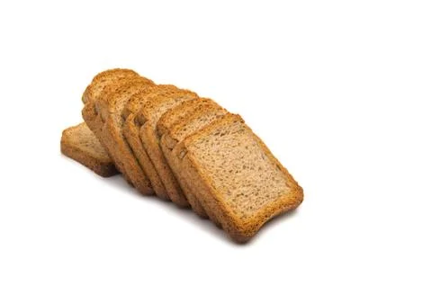 Toast isolated Stock Photos