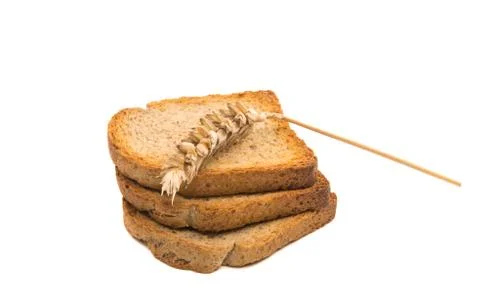 Toast isolated Stock Photos